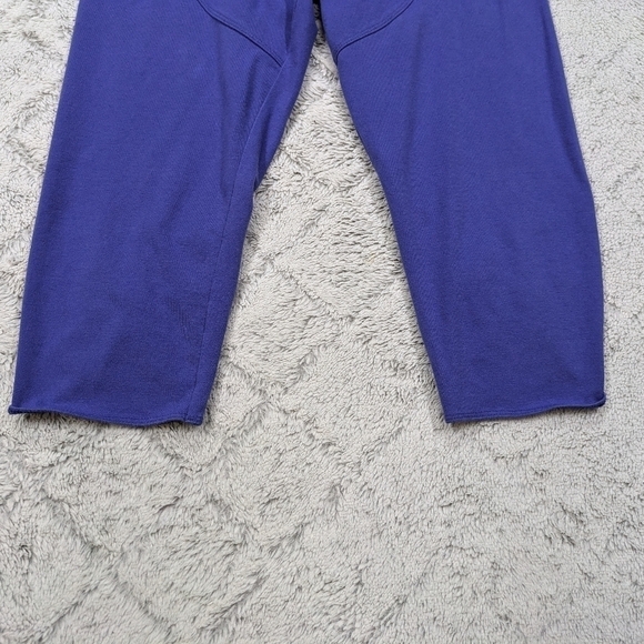 Free People Leggings Women's M Blue Scorpio Capri Ruched Studio Performance Crop - Picture 3 of 9